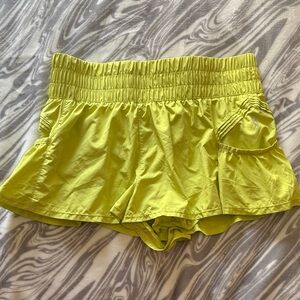 Free People Lime Green Shorts